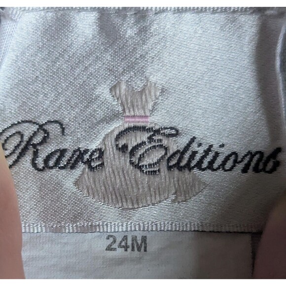 Rare Editions 24M Girls Seersucker Gingham Tiered Dress - Picture 2 of 4